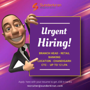 Urgent Job Vacancies for Reputed Bank